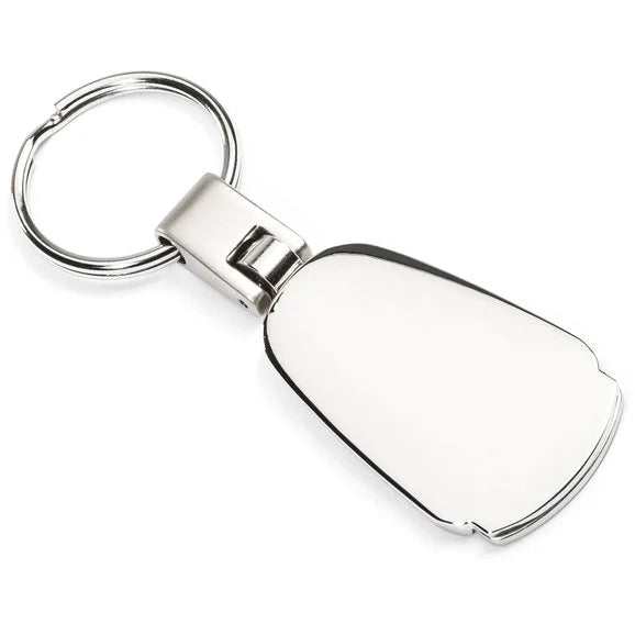 Load image into Gallery viewer, Automotive Gold KC3JEE Teardrop Jeep Logo Keychain
