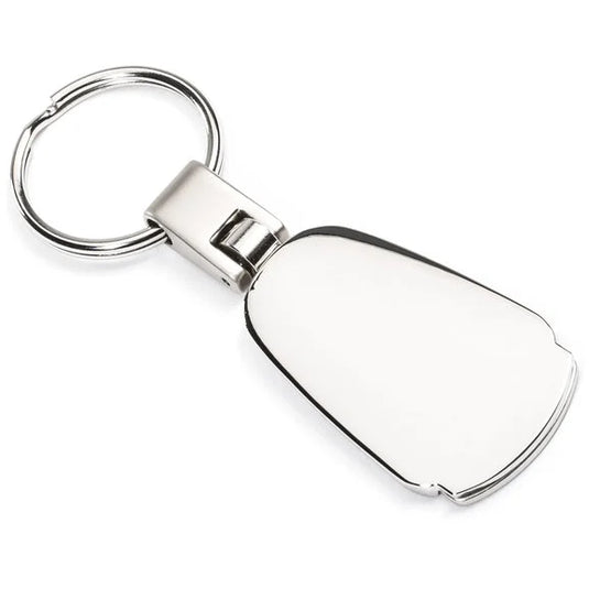 Automotive Gold KC3JEE Teardrop Jeep Logo Keychain