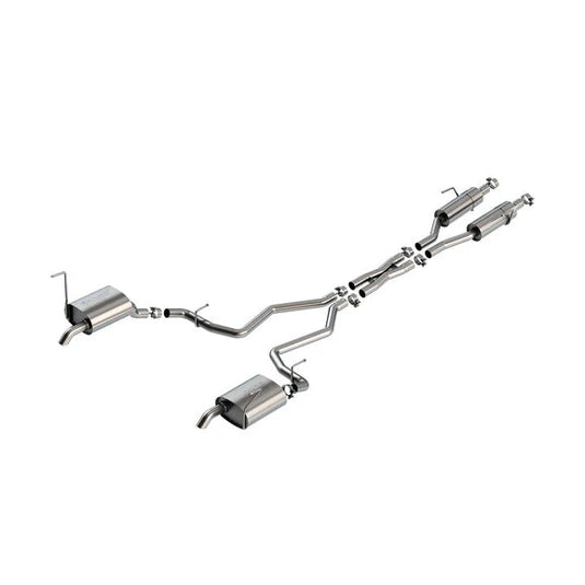 Borla 140906 S-Type T-304 Stainless Steel Cat-Back Exhaust System for 21-23 Jeep Grand Cherokee L with 3.6L