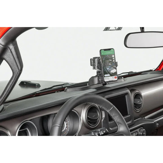 Rugged Ridge 13551.23 Dash Multi-Mount Phone Kit for 18-23 Jeep Wrangler JL & Gladiator JT