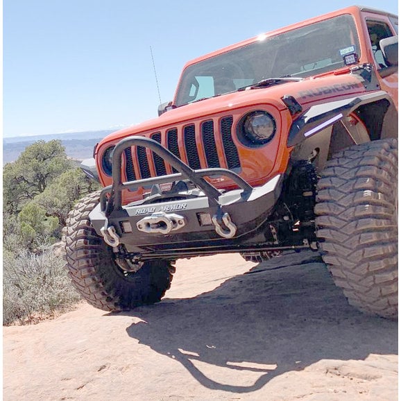 Load image into Gallery viewer, Road Armor Stealth Mid Width Front Winch Bumper for 18-24 Jeep Wrangler JL &amp; Gladiator JT
