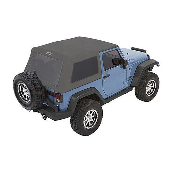 Load image into Gallery viewer, Bestop Jeep Logo Trektop Glide Soft Top for 07-18 Jeep Wrangler JK 2-Door
