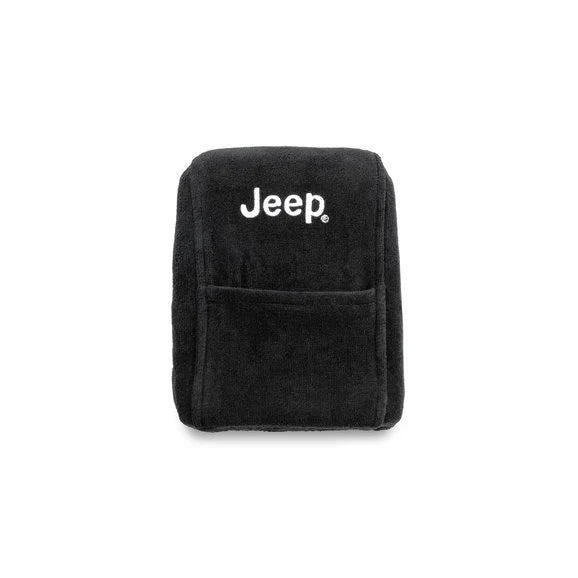 Load image into Gallery viewer, Insync KAJGCL21-23 Jeep Logo Console Lid Cover- in Black for 21-23 Jeep Grand Cherokee WK2 &amp; WL
