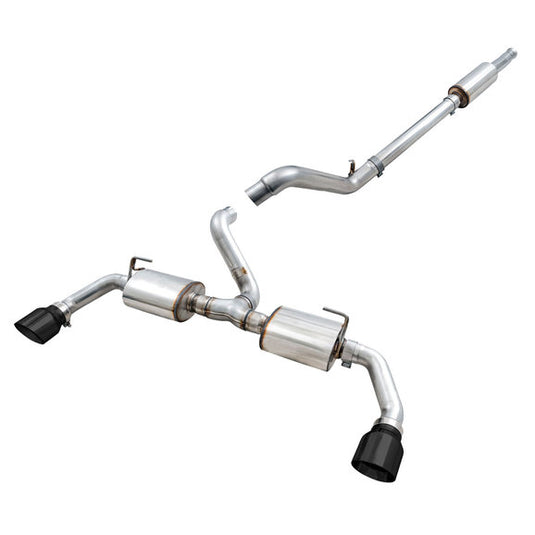 AWE Exhaust Tread Edition Axle Back Exhaust System for 18-22 Jeep Wrangler JL with 3.6L or 2.0L Engine