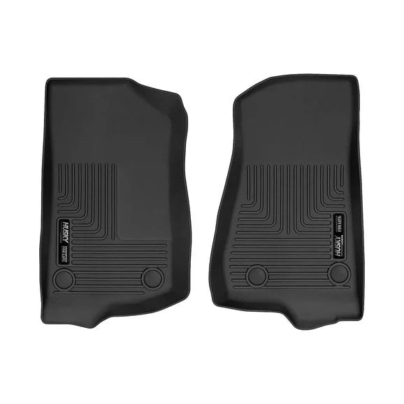 Husky Liners WeatherBeater Floor Mats for 18-24 Jeep Wrangler JL 2-Door