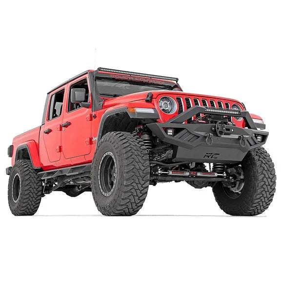 Load image into Gallery viewer, Rough Country 10645A Full-Width Off-Road Front Bumper for 18-24 Jeep Wrangler JL &amp; 20-24 Gladiator JT
