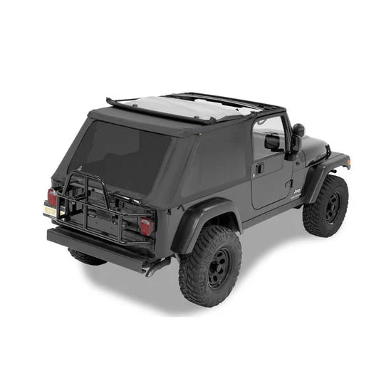 Bestop Trektop NX Soft Top with 2 Piece Soft Doors in Black Diamond for 04-06 Jeep Wrangler Unlimited