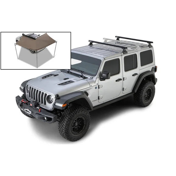 Load image into Gallery viewer, Rhino-Rack 2-Bar Backbone Roof Rack with Quick Mount Legs for 18-20 Jeep Wrangler JL Unlimited with Hardtop
