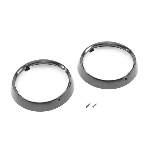 Kentrol Stainless Headlight Rings (Pair) for 72-86 Jeep CJ-5, CJ-6, CJ-7 & CJ-8