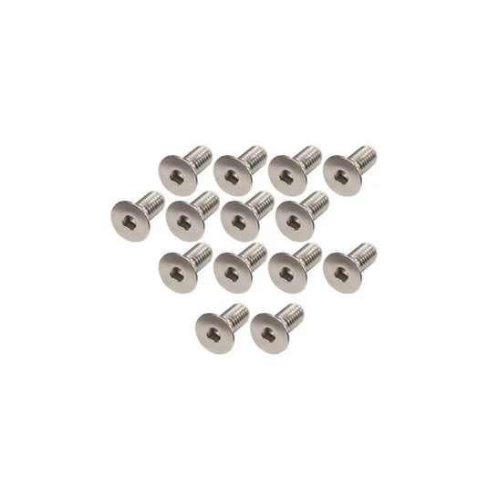 Kentrol 30735 Stainless Steel Windshield Hinge Screw Set for 97-06 Jeep Wrangler TJ