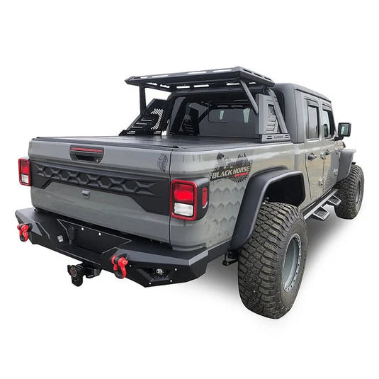 Black Horse Off Road Armour II Roll Bar Kit for 20-24 Jeep Gladiator JT