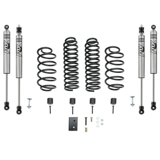 Quadratec 2.5" Coil Spring Suspension Lift Kit with FOX IFP Mono-Tube Shocks for 97-06 Jeep Wrangler TJ & Unlimited