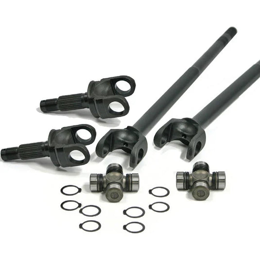 Alloy USA 12142 Front 27 Spline Chromoly Axleshafts for 82-86 Jeep CJ with Wide Trac Dana 30 Axle