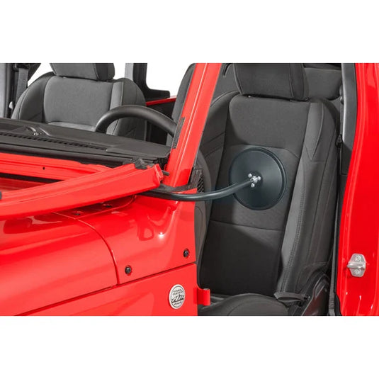 Rugged Ridge 11025.23 Round Trail Mirror for 18-24 Jeep Wrangler JL & Gladiator JT