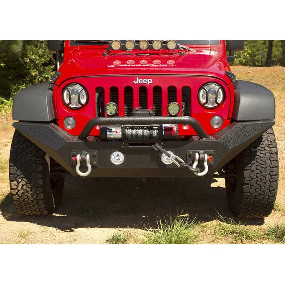 Load image into Gallery viewer, Rugged Ridge Spartan Front Bumper with High Clearance Ends &amp; Overrider for 07-18 Jeep Wrangler JK
