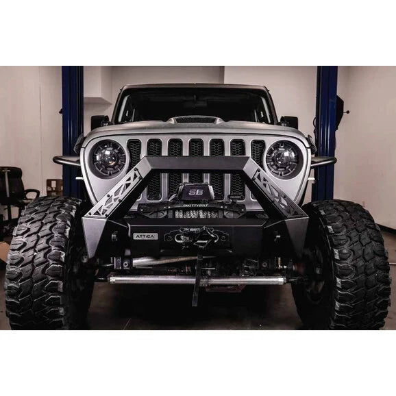 Load image into Gallery viewer, Attica 4x4 ATTJL01A106-BX Terra Series Front Stubby Bumper for 18-24 Jeep Wrangler JL &amp; Gladiator JT
