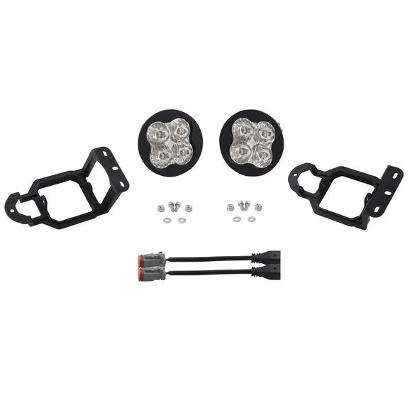 Load image into Gallery viewer, Diode Dynamics SS3 LED Fog Light Kit for 18-24 Jeep Wrangler JL Sport &amp; Gladiator JT Sport
