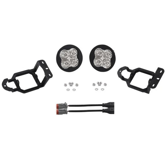 Diode Dynamics SS3 LED Fog Light Kit for 18-24 Jeep Wrangler JL Sport & Gladiator JT Sport