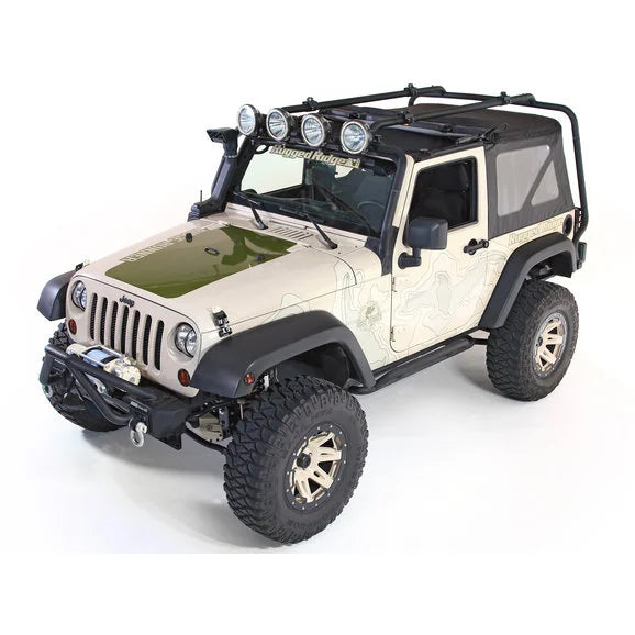 Load image into Gallery viewer, Rugged Ridge 11703.21 Sherpa Rack for 07-18 Jeep Wrangler JK 2 Door
