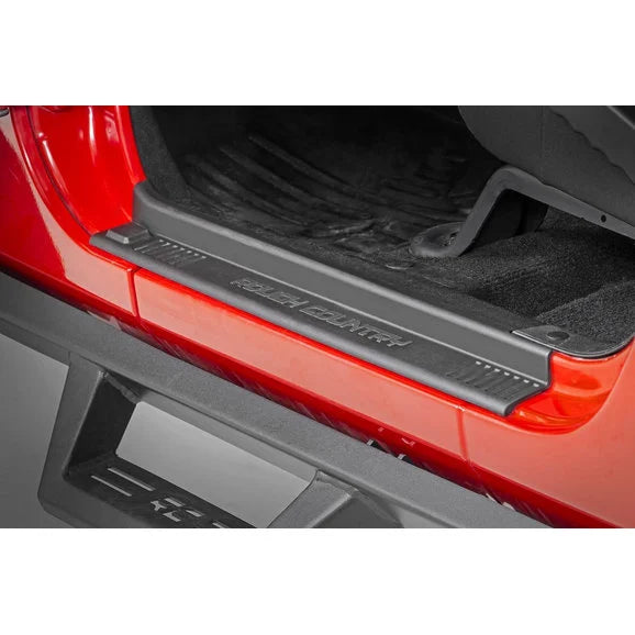 Load image into Gallery viewer, Rough Country 10567 Front &amp; Rear Entry Guards for 07-18 Jeep Wrangler Unlimited JK
