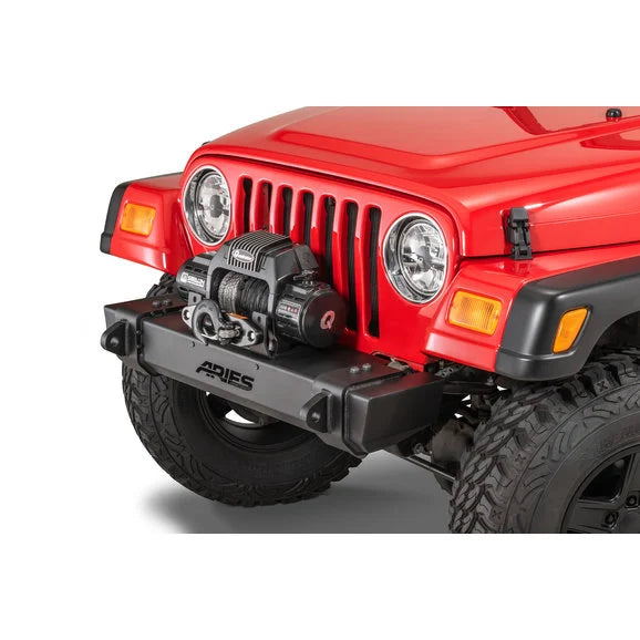 Load image into Gallery viewer, Aries 2156001 TrailCrusher Front Bumper for 97-06 Jeep Wrangler TJ
