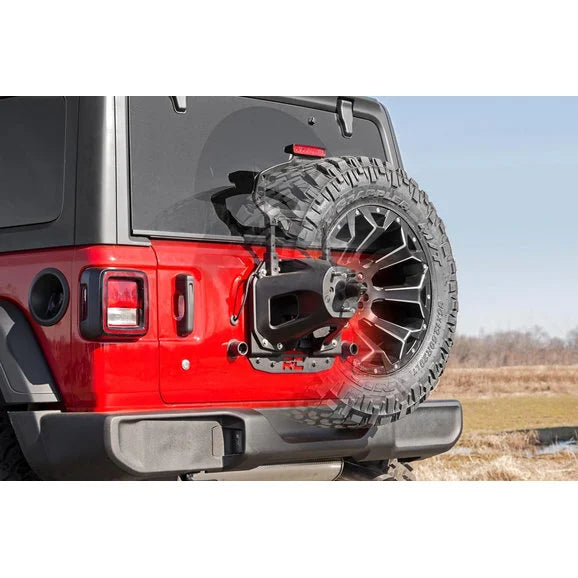 Load image into Gallery viewer, Rough Country Spare Tire Relocation Bracket for 18-24 Jeep Wrangler JL
