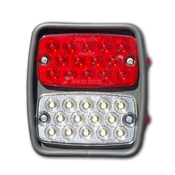 Load image into Gallery viewer, Warrior Products 2965 Steel LED Tail Lights for 55-06 Jeep CJ, Wrangler YJ, TJ &amp; Unlimited
