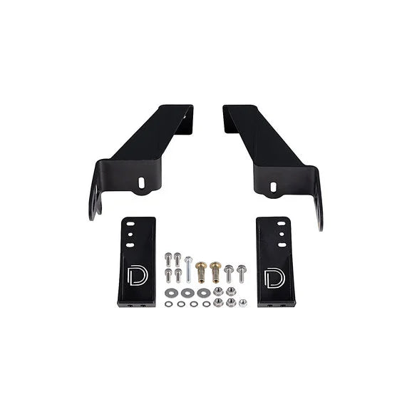 Diode Dynamics DD6825P Stage Series Grille Light Bracket Kit for 18-22 Jeep Wrangler JL