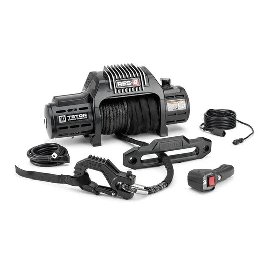 RES-Q Teton Series Winch 10,000 lbs with Synthetic Rope