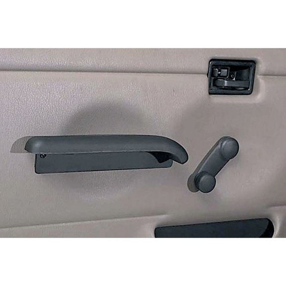 Rugged Ridge 11830.01 Full Steel Door Arm Rests for 76-95 Jeep CJ-5, CJ-7, CJ-8 Scrambler & Wrangler YJ