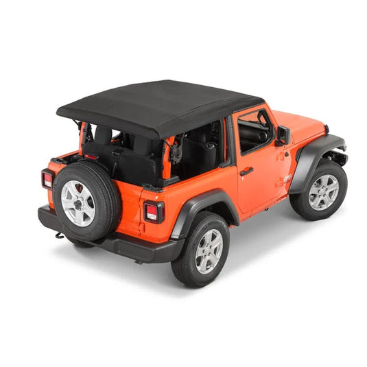 Mopar Black Twill Soft Top Kit for 18-24 Jeep Wrangler JL 2-Door