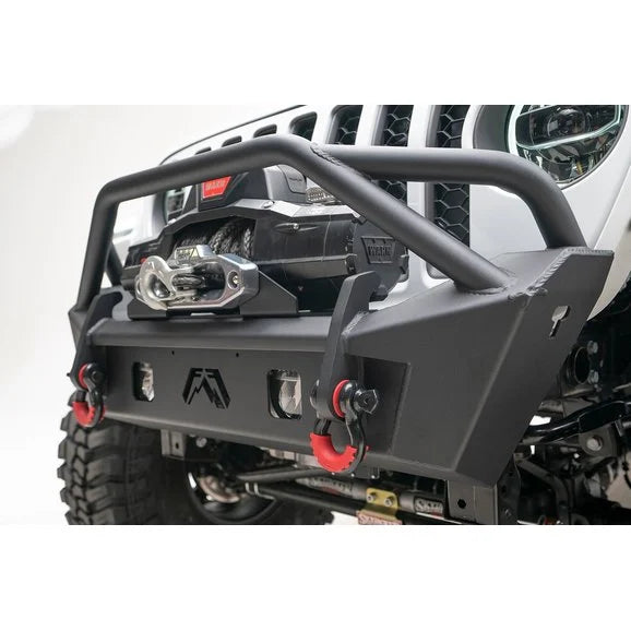 Load image into Gallery viewer, Fab Fours Front Stubby Bumper for 18-24 Jeep Wrangler JL &amp; Gladiator JT
