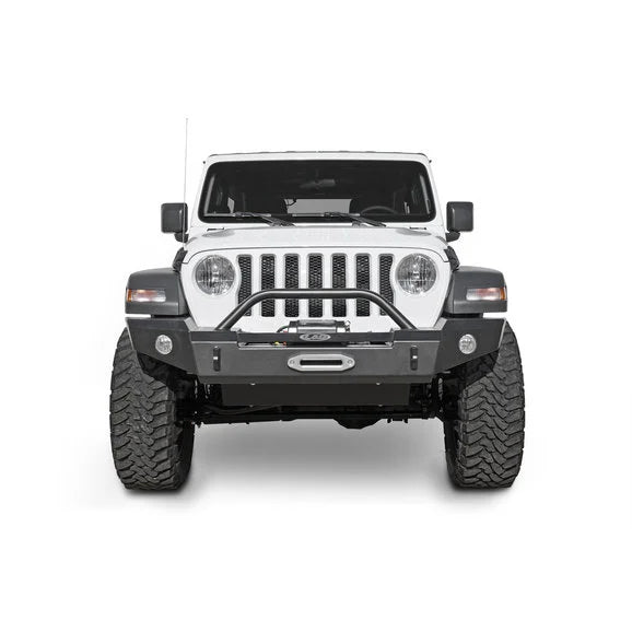 LoD Offroad Signature Series Full-Width Front Bumper with D-Ring Tabs without Bull Bar for 18-24 Jeep Wrangler JL & Gladiator JT