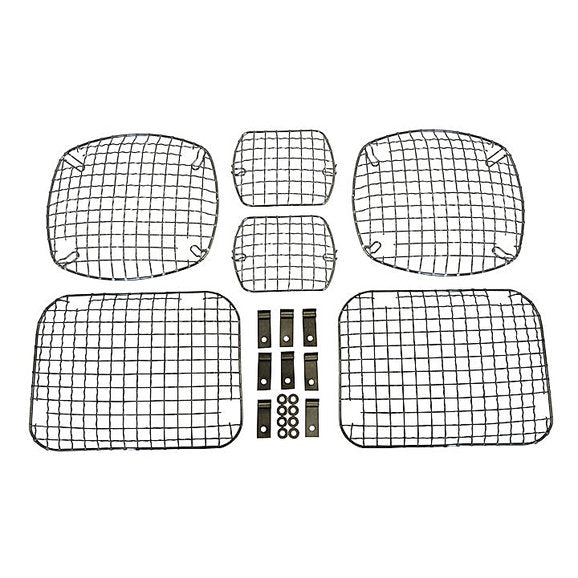 Load image into Gallery viewer, Crown Automotive Mesh Light Guard Set for 87-95 Jeep Wrangler YJ
