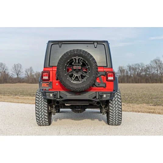 Rough Country 10648 Tubular Rear Bumper for 18-24 Jeep Wrangler JL