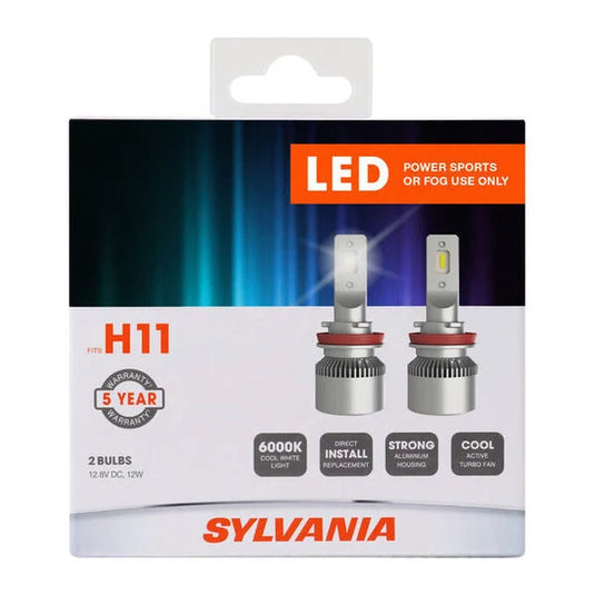 Sylvania H11SL.BX2 #H11 LED Fog & Powersports Bulb 2 Pack