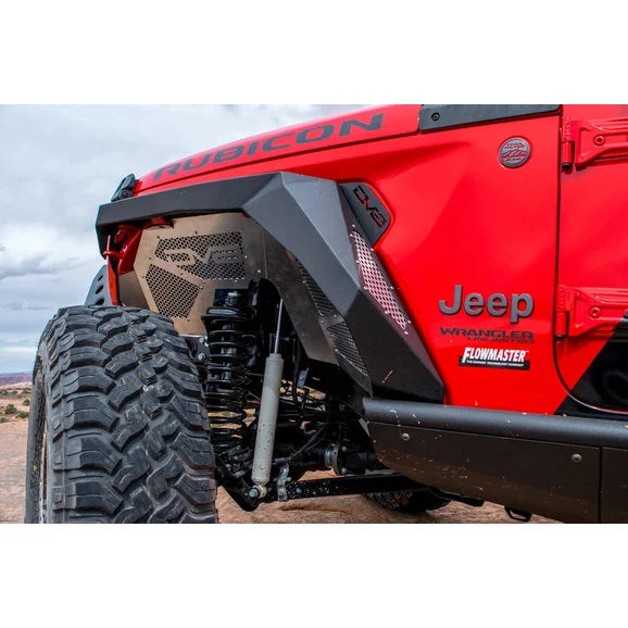 Load image into Gallery viewer, DV8 Offroad FDGL-02 Armor Fenders with Vents &amp; Turn Signals for 20-24 Jeep Gladiator JT
