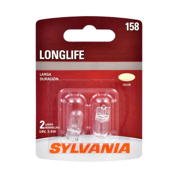 Load image into Gallery viewer, Sylvania 158LL.BP2 158 Long Life Mini Bulb 2 Pack
