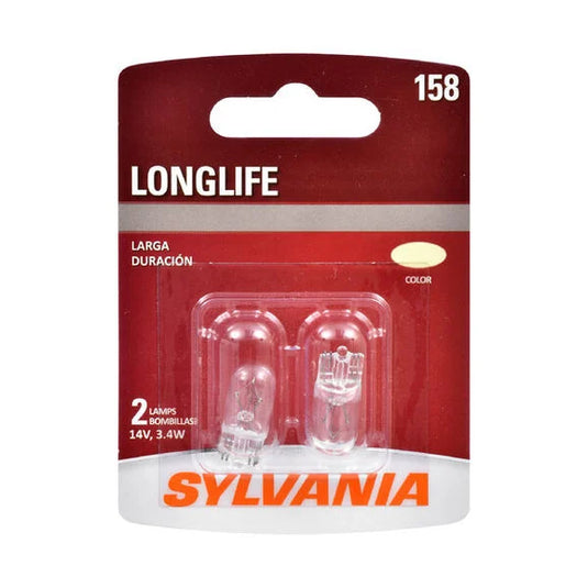 Sylvania 158LL.BP2 158 Long Life Mini Bulb 2 Pack