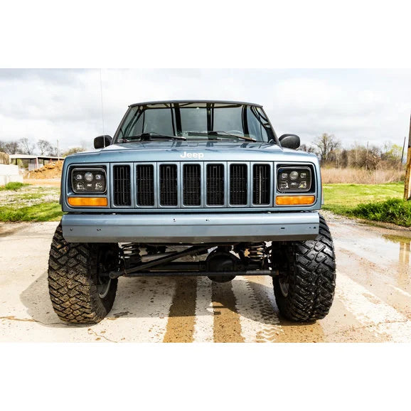 Load image into Gallery viewer, Rough Country RCH5200 5x7in LED Projector Headlights for 87-95 Jeep Wrangler YJ &amp; Cherokee XJ
