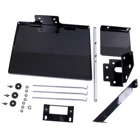 Rugged Ridge 11214.50 Dual Battery Tray for 70-90 Jeep CJ-5, CJ-6, CJ-7, CJ-8 Scrambler & Wrangler YJ