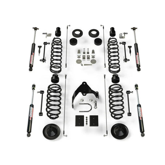 Teraflex 1251421 Base 4” Suspension Lift Kit w/ 9550 VSS Shocks for 07-18 Jeep Wrangler JK 2 Door