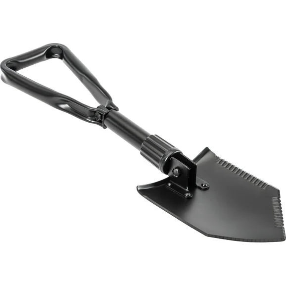 Quadratec Heavy Duty Folding Utility Shovel with Storage Pouch