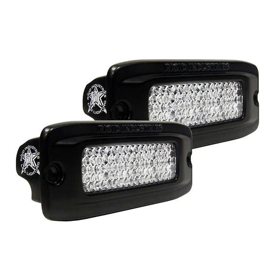 Rigid Industries 980033 SR-Q PRO Hybrid LED Flush Mount Backup Light Kit- White Diffused 60 Degree Pattern