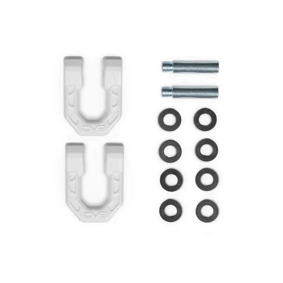 Load image into Gallery viewer, DV8 Offroad UNSK-01WH Elite Series D-Ring Shackles - White
