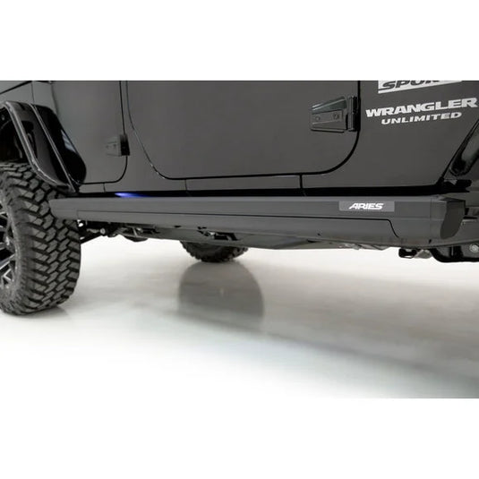 Aries ActionTrac Powered Running Boards for 07-18 Jeep Wrangler Unlimited JK