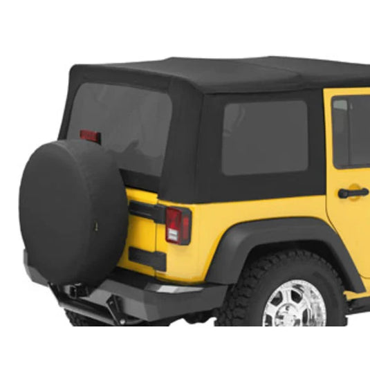 Bestop 58130-35 Tinted Window Kit in Black Diamond for 07-10 Jeep Wrangler Unlimited JK 4 Door with Factory Soft Top or Sailcloth Replace-a-top