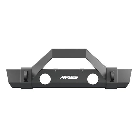 Load image into Gallery viewer, Aries 2186002 TrailCrusher Front Bumper with Brush Guard for 18-24 Jeep Wrangler JL &amp; Gladiator JT
