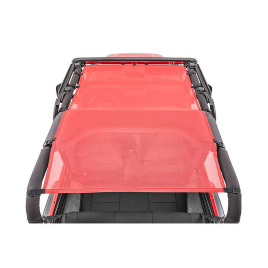 MasterTop ShadeMaker Mesh Bimini Top Plus for 92-06 Jeep Wrangler YJ & TJ