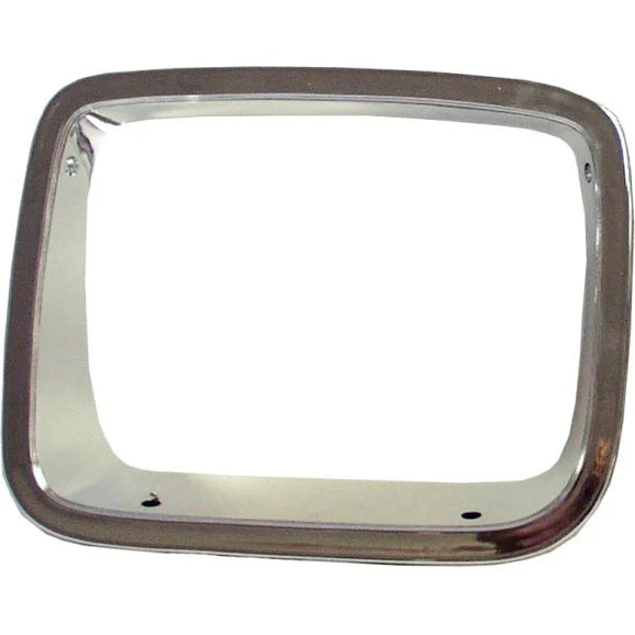 Load image into Gallery viewer, Crown Automotive Headlamp Bezels Driver Side in Chrome for 87-95 Jeep Wrangler YJ
